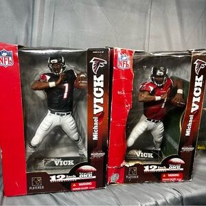 2003 Michael Vick NFL Action Figures 12 inch red 1 is opened